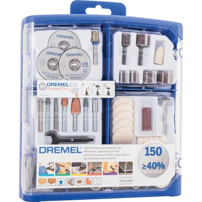 Image of Dremel 724, 150 Piece Multi purpose Accessory Set