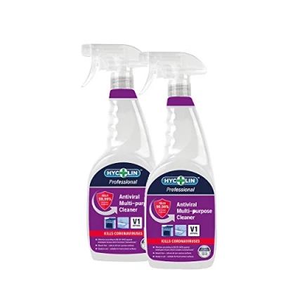 Image of PBS Medicare Best Price (Reduce The Risk) 2 x 750ml Pump Action Super Antiviral Disinfectant Bottles.