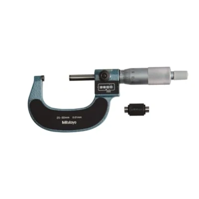 Image of Mitutoyo 193 102 Digital Outside Micrometre with Mechanical Counter, 25 mm 50 Range