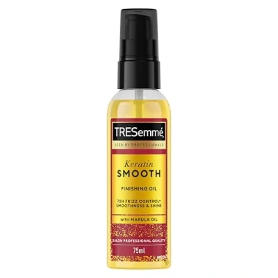 Image of TRESemme Keratin Smooth Finishing hair Oil treatment with Marula for 72h frizz control*, smoothness &amp; shine 75 ml