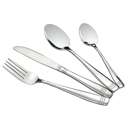 Image of Dynko 40 Pieces Stainless Steel Cutlery Set, Service for 10 Persons