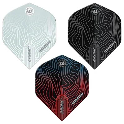 Image of WINMAU Prism Alpha Solar Design Dart Flight Packs 3 sets per pack (9 flights in total) (Plain Mixed)