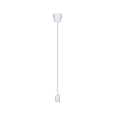 Image of Paulmann 50383 Pendant luminaire Neordic Ketil max. 20 watt lamp White Ceiling Silicone, Plastic E27