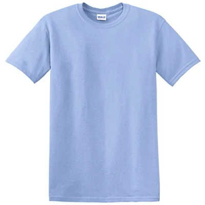 Image of Gildan Mens Heavy Cotton Short Sleeve T Shirt (2XL) (Carolina Blue)