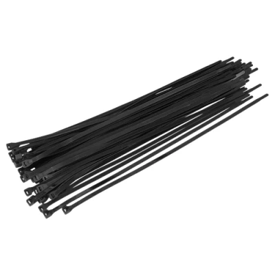 Image of Sealey Cable Tie 450 x 7.6mm Black Pack of 50
