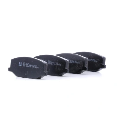 Image of 1A073323Z, 1A123323Z, 1A123323ZA, 1V643328Z Brake pad set BLUE PRINT ADK84224 Front Axle excl. wear warning contact SUZUKI: Jimny, Jimny Off Road