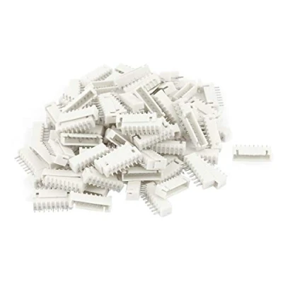 Image of Sourcingmap Male 8 Pins 2.54mm Pitch JST XH Header Socket Connector 100pcs