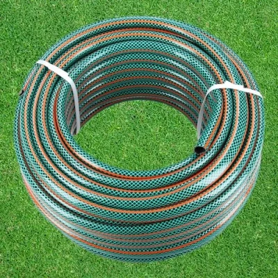 Image of Garden Hose Pipe, 50 m / 164 ft Long, Economy Reinforced 4 Layer Non Toxic 1/2&quot; Watering Irrigation Hosepipe for Outdoor Lawn Watering, Phthalate Free (Green)