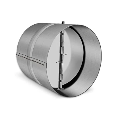 Image of WeCooper Connector with backdraught Shutter 100mm, Non Return 4 Inch Damper Flap to Connect Duct Pipe