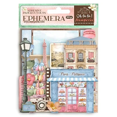 Image of Stamperia International Scrapbooking Double Face Sheet Create Happiness Oh lá Patisserie