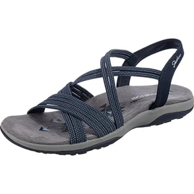 Image of Skechers Flat Sandals 163117 Navy, blue, 3 UK