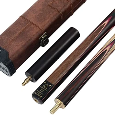 Image of CUESOUL Classic Handmade 57&quot; Rosewood 3/4 Piece Snooker Cue and Case Extension (CSSC007)