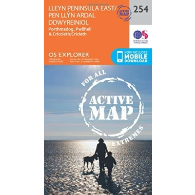 Image of Explorer Active 254 Lleyn Peninsula East Map With Digital Version