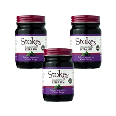 Image of Stokes Blackcurrant Extra Jam 340g Pack of 3