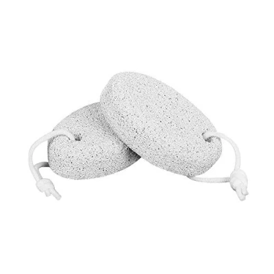Image of Pumice Stone 2Pcs, Natural Lava Foot File for feet/Hands/Body Scrubber Hard Skin Callus Remover White