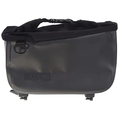 Image of Racktime Unisex Adult Yves Wd Pannier Rack Bag, Black, One Size