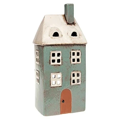 Image of Village Pottery Tall House Tealight Holder