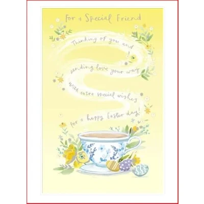 Image of UK Greetings Gibson Special Friend Easter Card for a Thinking of You and Sending Love...