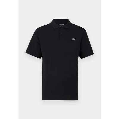 Image of Jack &amp; Jones Jjejersey LOGO Polo shirt, Men&#039;s, Size: Large, Black