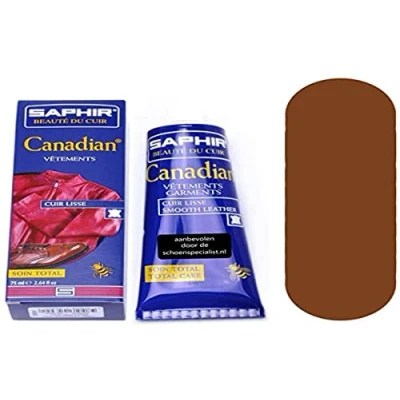 Image of Saphir Canadian Leather Restoring Cream ((03) LIGHT BROWN)