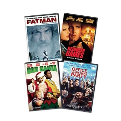 Image of Holiday Movie Bundle Fatman, Reindeer Games, Bad Santa &amp; Office Christmas Party