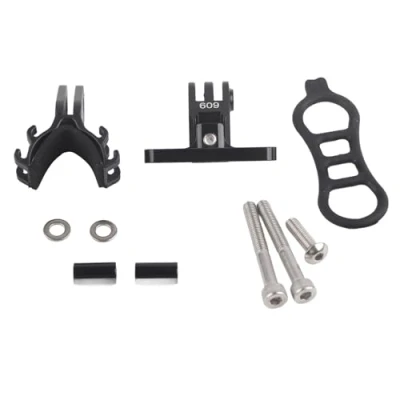 Image of Bike Stem Mount Aluminium Alloy Camera Motorcycle Handlebar Holder For Stopwatch Sports