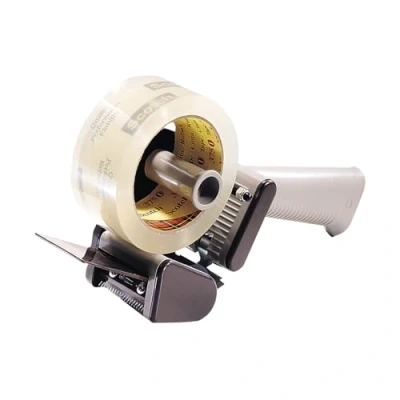 Image of Scotch Low Noise Tape Dispenser H150 for Quiet or Recurrent Use, Pistol Grip Design, High Impact Resistant, 2 in
