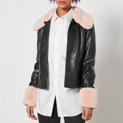 Image of Jakke Brittany Cropped Faux Leather Jacket L