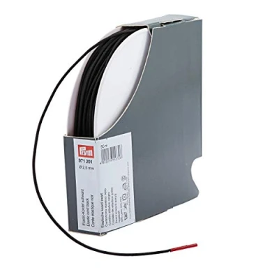 Image of Prym Elastic Cord 2.5 mm Black