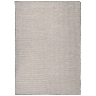 Image of vidaXL Outdoor Flatweave Rug 160x230 cm Taupe