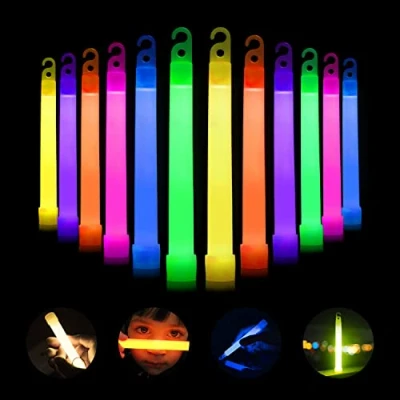Image of Glow Sticks Party Packs of 25 (mixed Colors) 6 Inches Long with Strings, in the Dark for Adults, Ultra Bright Children, Camping, Wedding, Christmas