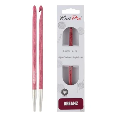 Image of KnitPro Dreamz Interchangeable Afghan/Tunisian Hook US Size J (6mm)