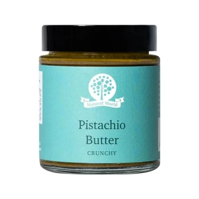 Image of Nutural World Crunchy Pistachio butter (170g) / 100% pure single ingredient Great Taste Award winner
