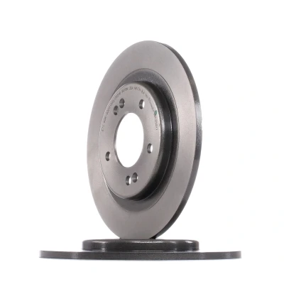 Image of 58411A6200 Brake DISC BREMBO Coated LINE 08.C250.11 284mm 10mm 5 solid High carbon KIA: cee‘d II Hatchback, Pro Hatchback