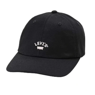 Image of Levi&#039;s LAZY GIRL LOGO Cap, Women&#039;s, Size: One Size, Regular black