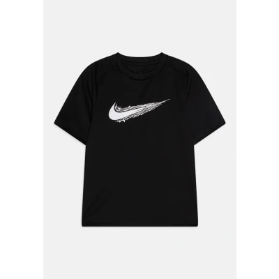 Image of Nike Performance Multi Unisex Sports Tshirt for kids, Size: 12 13y, Black/white