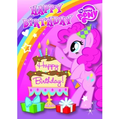 Image of My Little Pony MP020 &quot;Wishing Your Day is Full of Fun!&quot; Greeting Card