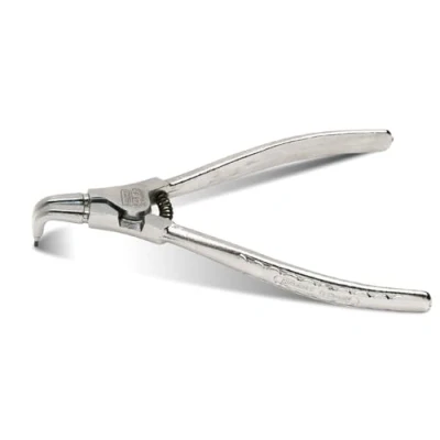 Image of HAZET 1846D 2 180 mm Circlip Pliers Chrome Plated/Steel Grey