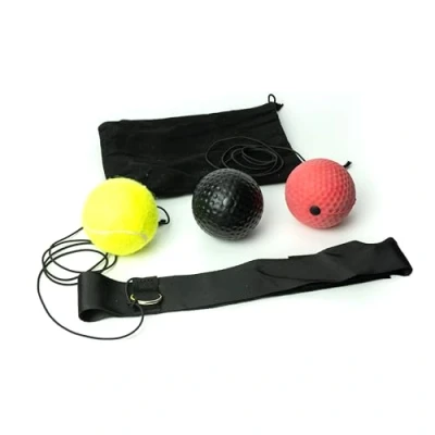 Image of #winning Triple Reflex Boxing Ball Adjustable Headband Elasticated Training Set