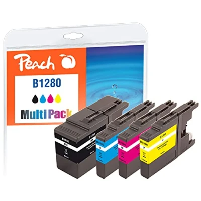 Image of Peach PI500 74 Multi Pack XL Filling Cartridge for Brother LC 1280