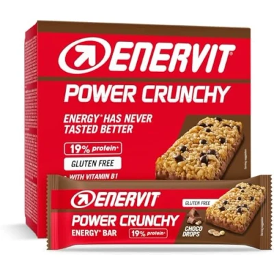 Image of Enervit Power Crunchy Energy Bar (Choco Drops, 12 x 40g)
