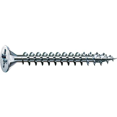Image of Spax Screw Countersunk Head Phillips Screws Thread or Cross total acier ZINGUE White, 0/1030/001/ 5,0/ 30/ /01