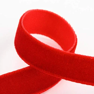 Image of Velvet Ribbon 9mm x 10 Metres Red