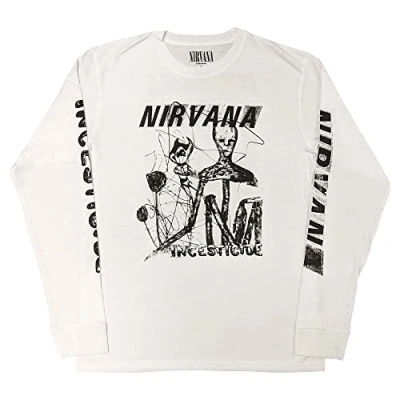 Image of Paradiso Clothing Nirvana Incesticide Long sleeved top, Size: Large, White