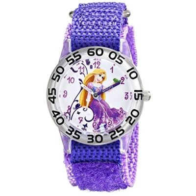 Image of Disney Kids&#039; W001670 Rapunzel Analog Display Quartz Purple Watch