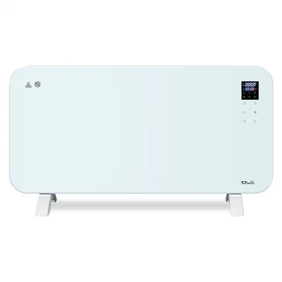 Image of TCP Smart Glass Panel Heater 2000w White, SMARADGWH2000UK