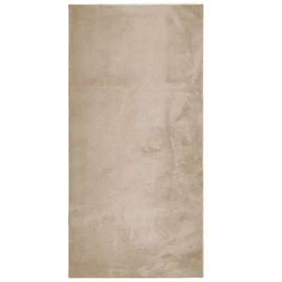 Image of vidaXL Rug HUARTE Short Pile Soft and Washable Sand 100x200 cm