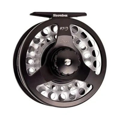 Image of Snowbee ONYX #7/9 Die cast Cassette Fly Reel Black/Black, One Size