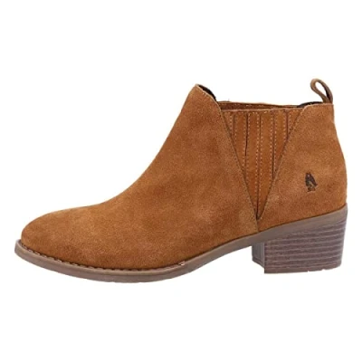 Image of Hush Puppies Women&#039;s Isobel Ankle Boot, Tan, 6 UK