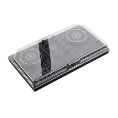 Image of Decksaver LE Cover for Pioneer DJ DDJ 200 Super Durable Polycarbonate Protective lid in Smoked Clear Colour, Made The UK DJs&#039; Choice Unbeatable Protection